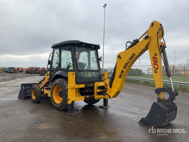2017 New Holland B80B-SS 4x4 Backhoe Loader - Ekskavators-iekrāvējs: foto 3 2017 New Holland B80B-SS 4x4 Backhoe Loader - Ekskavators-iekrāvējs: foto 3
