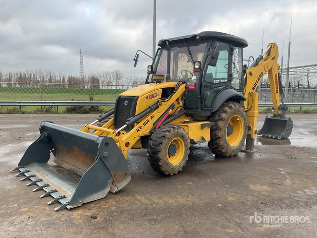 2017 New Holland B80B-SS 4x4 Backhoe Loader - Ekskavators-iekrāvējs: foto 1 2017 New Holland B80B-SS 4x4 Backhoe Loader - Ekskavators-iekrāvējs: foto 1