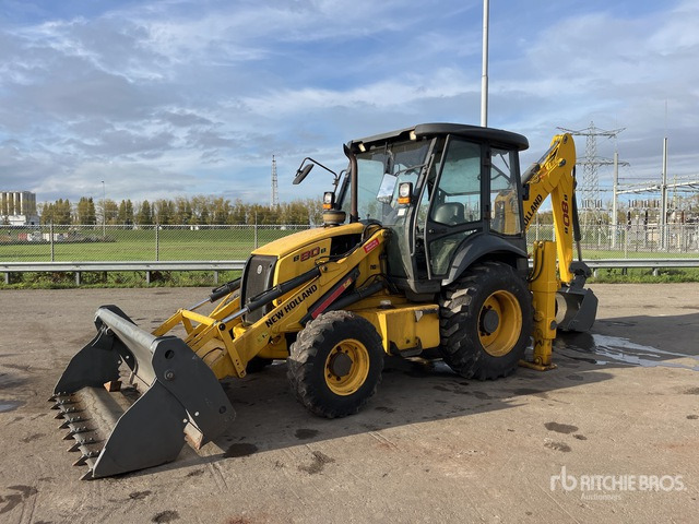 2017 New Holland B80B-SS 4x4 Backhoe Loader - Ekskavators-iekrāvējs: foto 1 2017 New Holland B80B-SS 4x4 Backhoe Loader - Ekskavators-iekrāvējs: foto 1