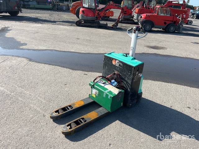 2018 Mitsubishi PBP16N2 Pallet Jack - Rokas palešu ratiņi: foto 2 2018 Mitsubishi PBP16N2 Pallet Jack - Rokas palešu ratiņi: foto 2