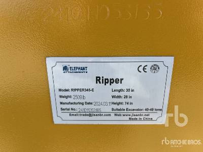 ELEPHANT RIPPER345-E (Unused) - Irdinātājs: foto 5 ELEPHANT RIPPER345-E (Unused) - Irdinātājs: foto 5