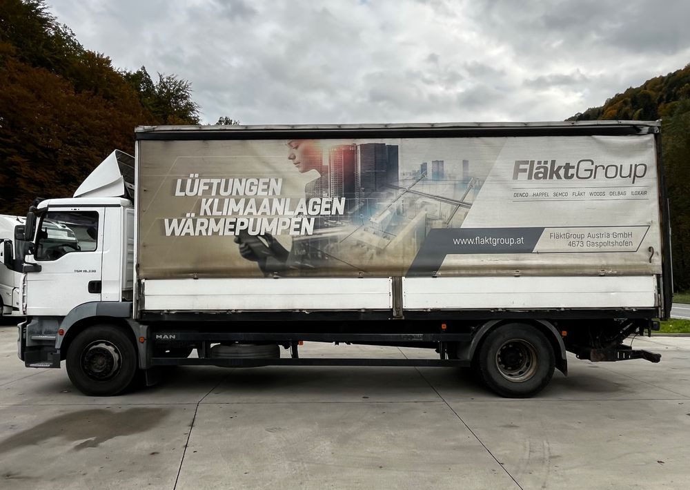 MAN TGM 18.330 4x2 // Zabudowa Burtowa // Manual // Specjalny // Ładowność 9600kg // - Kravas automašīna ar tentu: foto 5 MAN TGM 18.330 4x2 // Zabudowa Burtowa // Manual // Specjalny // Ładowność 9600kg // - Kravas automašīna ar tentu: foto 5