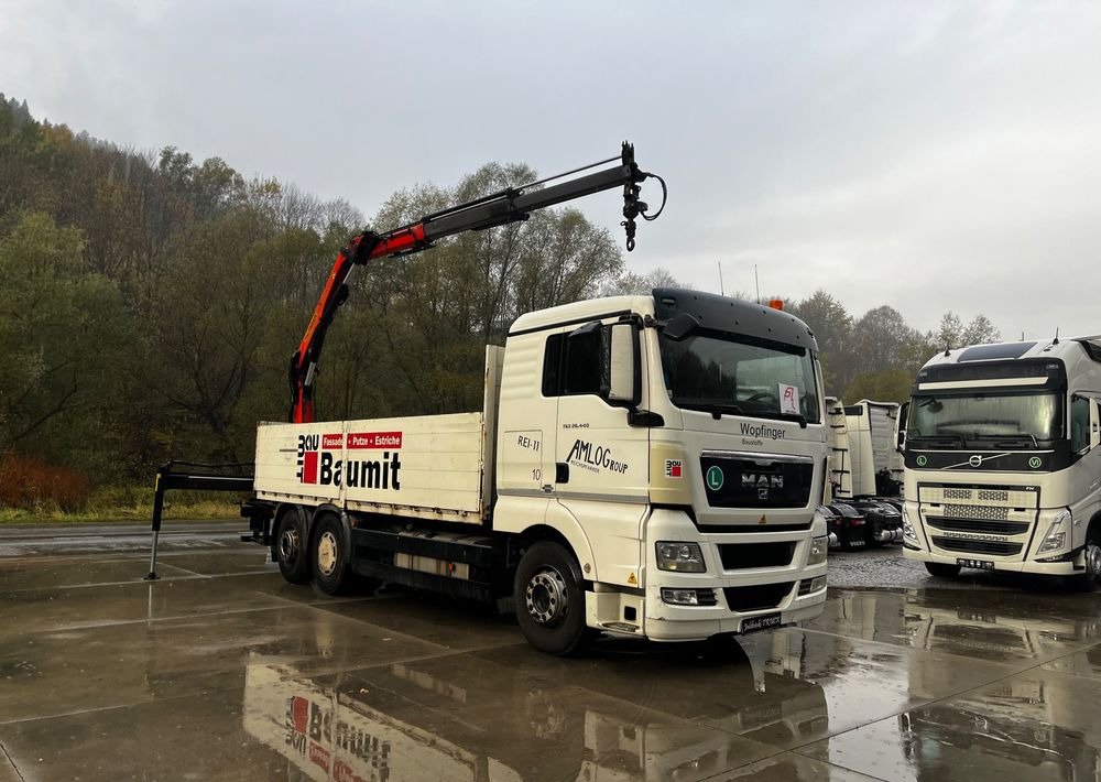 MAN TGX 26.440 // 2009 // Palfinger PK 12001EH Radio // Oś skrętna i podnoszona // - Bortu kravas automašīna/ Platforma, Kravas auto ar manipulatoru: foto 3 MAN TGX 26.440 // 2009 // Palfinger PK 12001EH Radio // Oś skrętna i podnoszona // - Bortu kravas automašīna/ Platforma, Kravas auto ar manipulatoru: foto 3