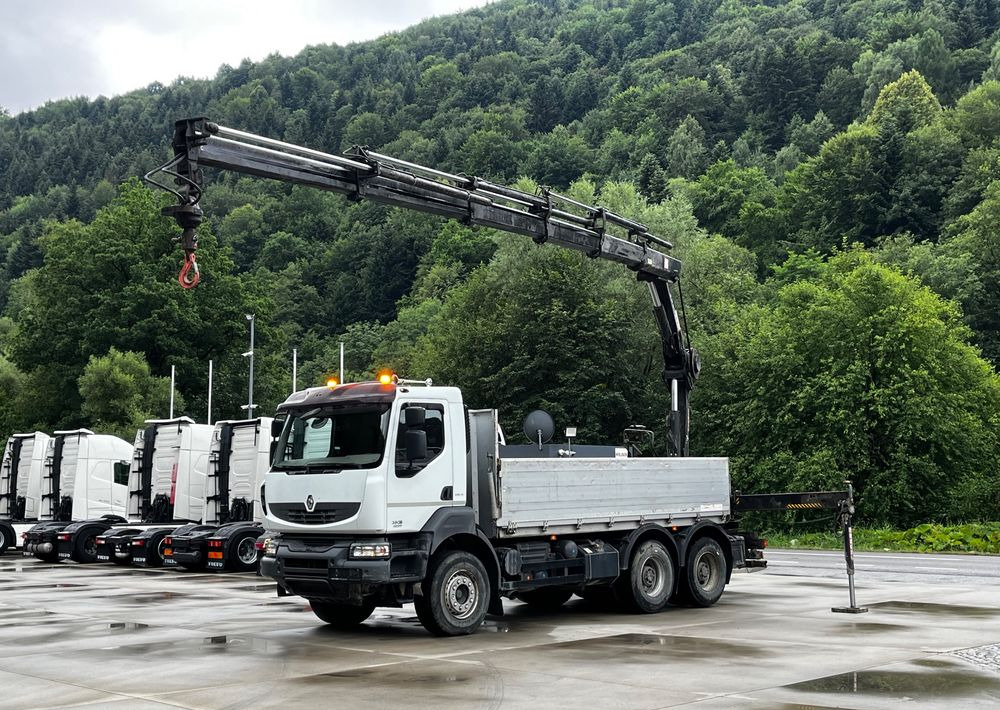 Renault Kerax 380 EEV // Skrzynia Burtowa // HIAB XS166 Hipro + Radio // Zwolnice // // - Bortu kravas automašīna/ Platforma, Kravas auto ar manipulatoru: foto 1 Renault Kerax 380 EEV // Skrzynia Burtowa // HIAB XS166 Hipro + Radio // Zwolnice // // - Bortu kravas automašīna/ Platforma, Kravas auto ar manipulatoru: foto 1