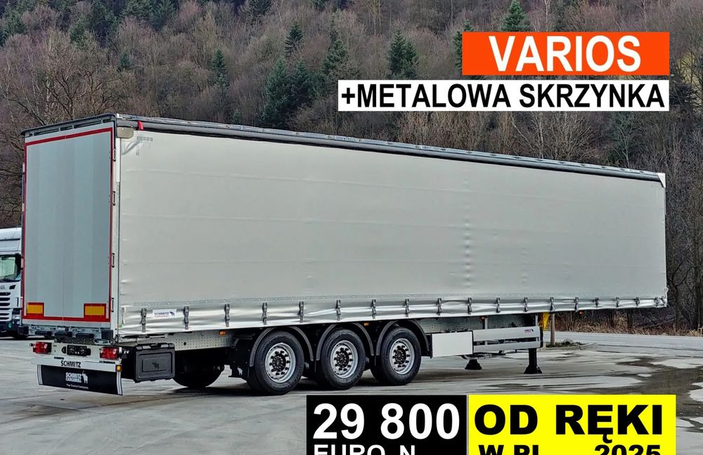 Schmitz Cargobull VARIOS + SKRZYNKA - Tenta puspiekabe: foto 1 Schmitz Cargobull VARIOS + SKRZYNKA - Tenta puspiekabe: foto 1