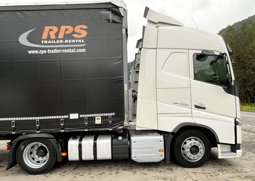 Vilcējs, Tenta puspiekabe Volvo FH 500 Mega 2016 Rok + Fliegl 2017 // Oś podnoszona // Zestaw !: foto 6