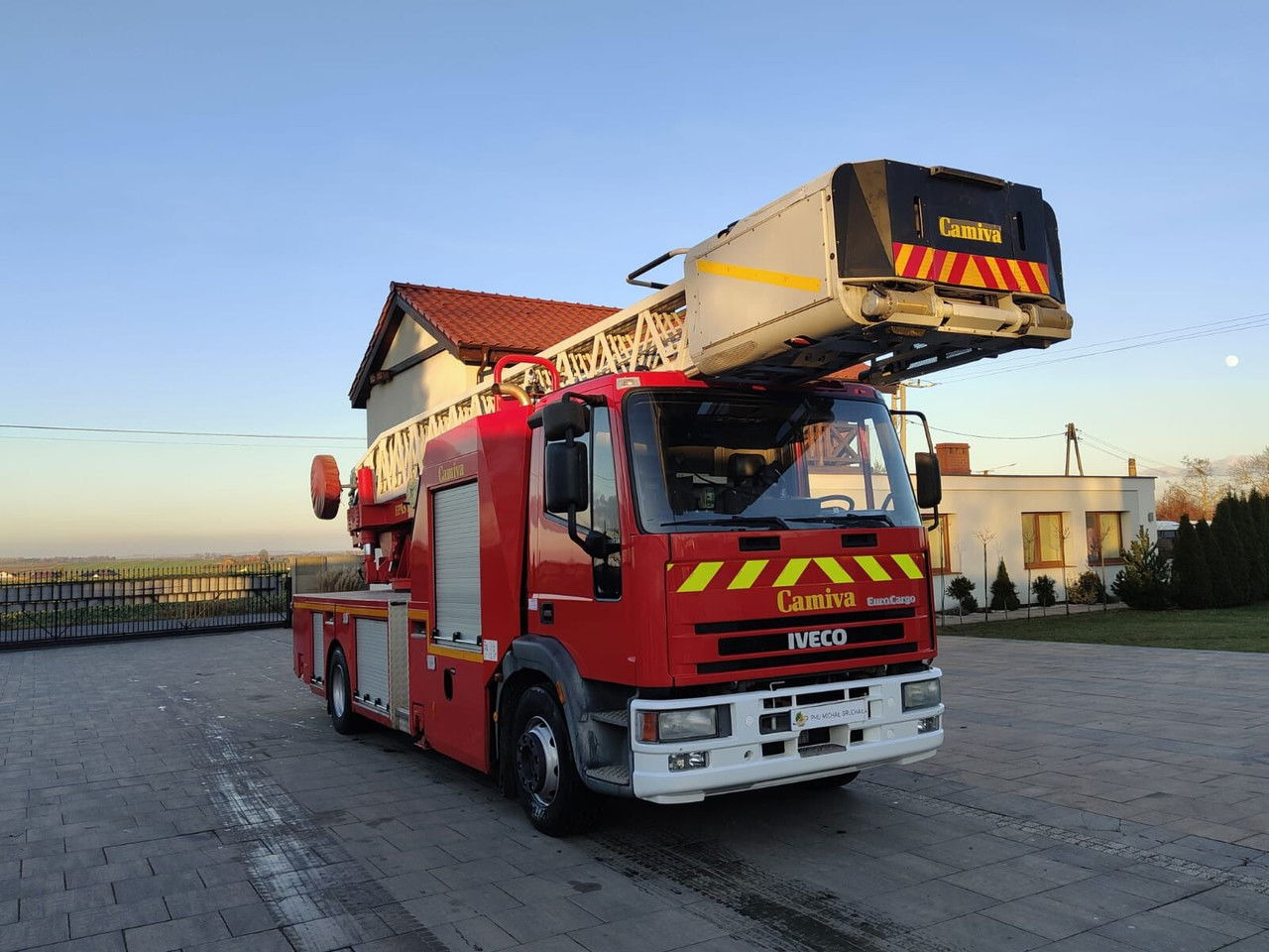 Ugunsdzēsēju mašīna Iveco EuroCargo 130 130E24 Drabina 30m Camiva Epas 30 Wóz strażacki: foto 1