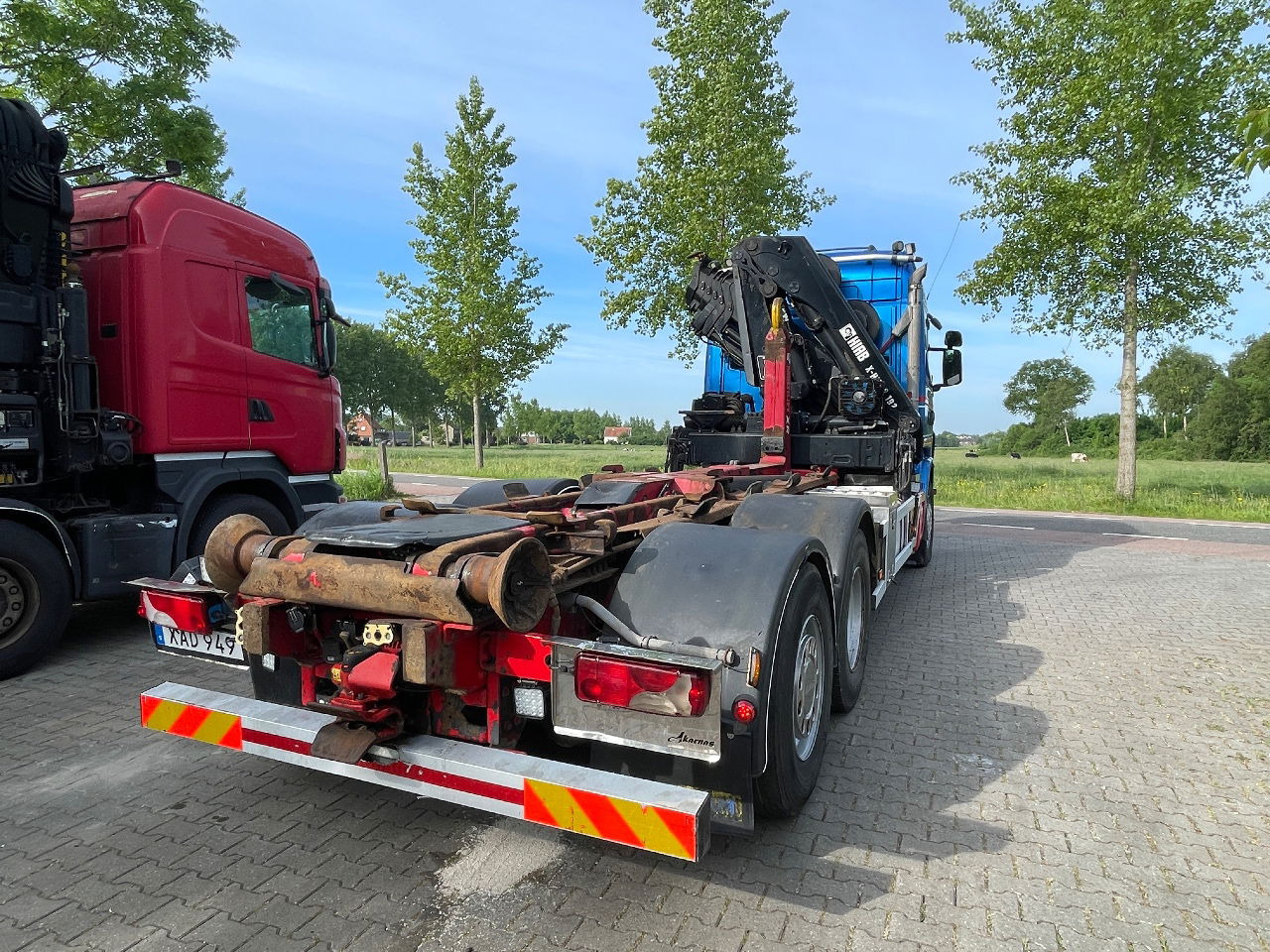 Scania R480 - Konteineru vedējs/ Kravas automašīna ar noņemamā virsbūve, Kravas auto ar manipulatoru: foto 4 Scania R480 - Konteineru vedējs/ Kravas automašīna ar noņemamā virsbūve, Kravas auto ar manipulatoru: foto 4