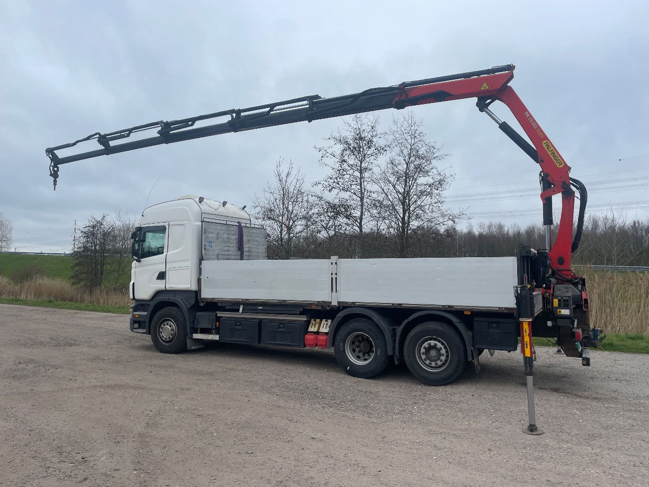 Bortu kravas automašīna/ Platforma Scania R480 with Palfinger PK 19.001 SLD crane: foto 8