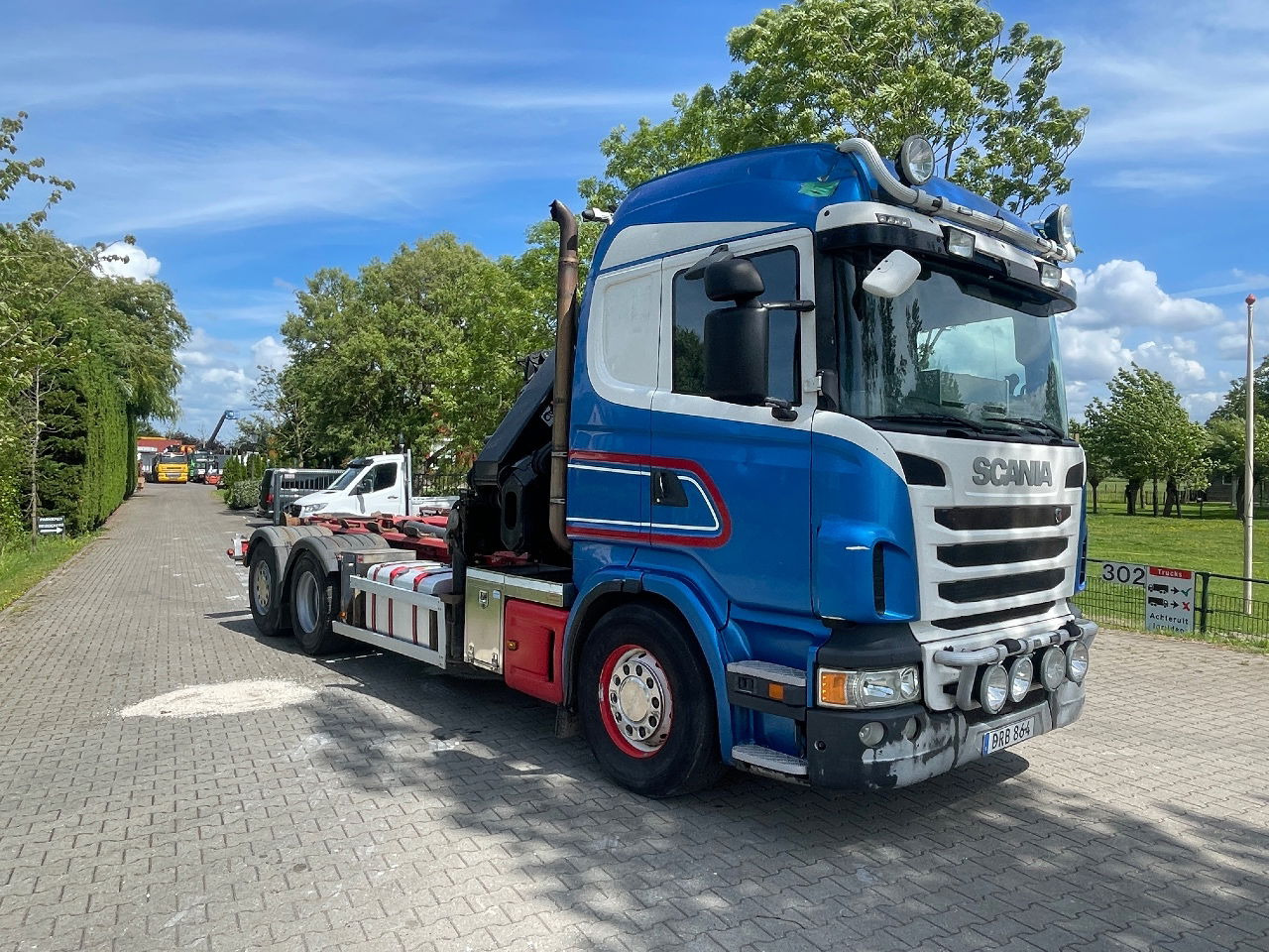 Scania R480 with hiab hookloader and hiab 262 EP5 with remote crane 2019 - Konteineru vedējs/ Kravas automašīna ar noņemamā virsbūve, Kravas auto ar manipulatoru: foto 4 Scania R480 with hiab hookloader and hiab 262 EP5 with remote crane 2019 - Konteineru vedējs/ Kravas automašīna ar noņemamā virsbūve, Kravas auto ar manipulatoru: foto 4