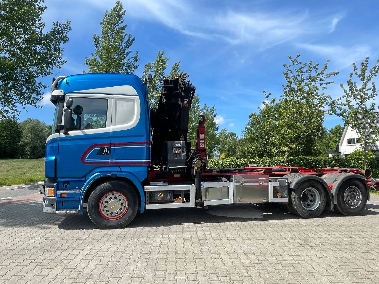 Scania R480 with hiab hookloader and hiab 262 EP5 with remote crane 2019 - Konteineru vedējs/ Kravas automašīna ar noņemamā virsbūve, Kravas auto ar manipulatoru: foto 2 Scania R480 with hiab hookloader and hiab 262 EP5 with remote crane 2019 - Konteineru vedējs/ Kravas automašīna ar noņemamā virsbūve, Kravas auto ar manipulatoru: foto 2