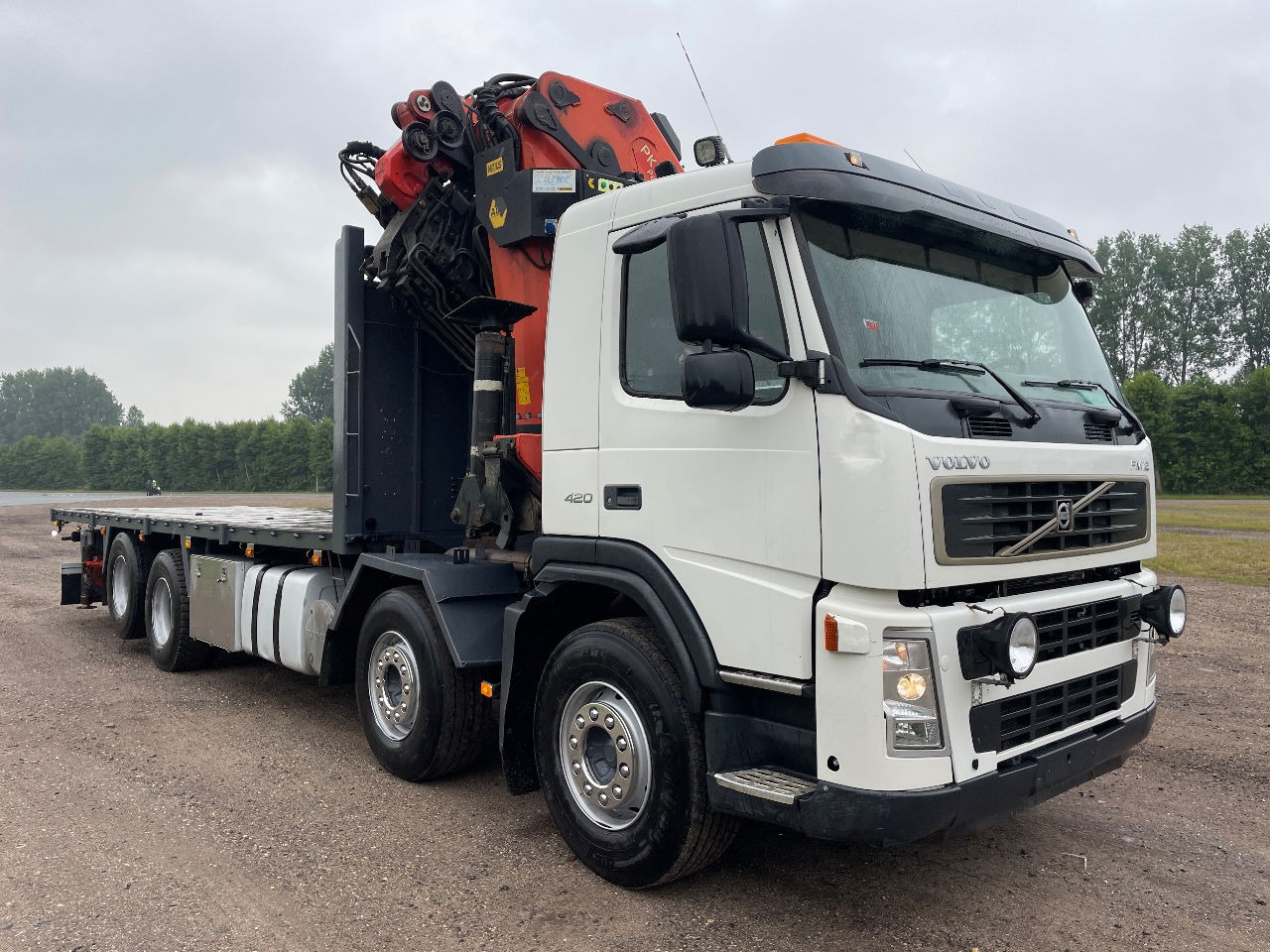 Kravas auto ar manipulatoru Volvo FM 12.420 with palfinger PK56002 with jib and winch, excellent condition: foto 7