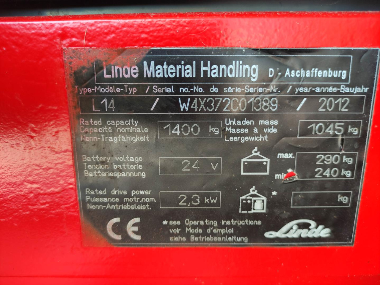 Linde L14-372 - Krautņotājs: foto 5 Linde L14-372 - Krautņotājs: foto 5