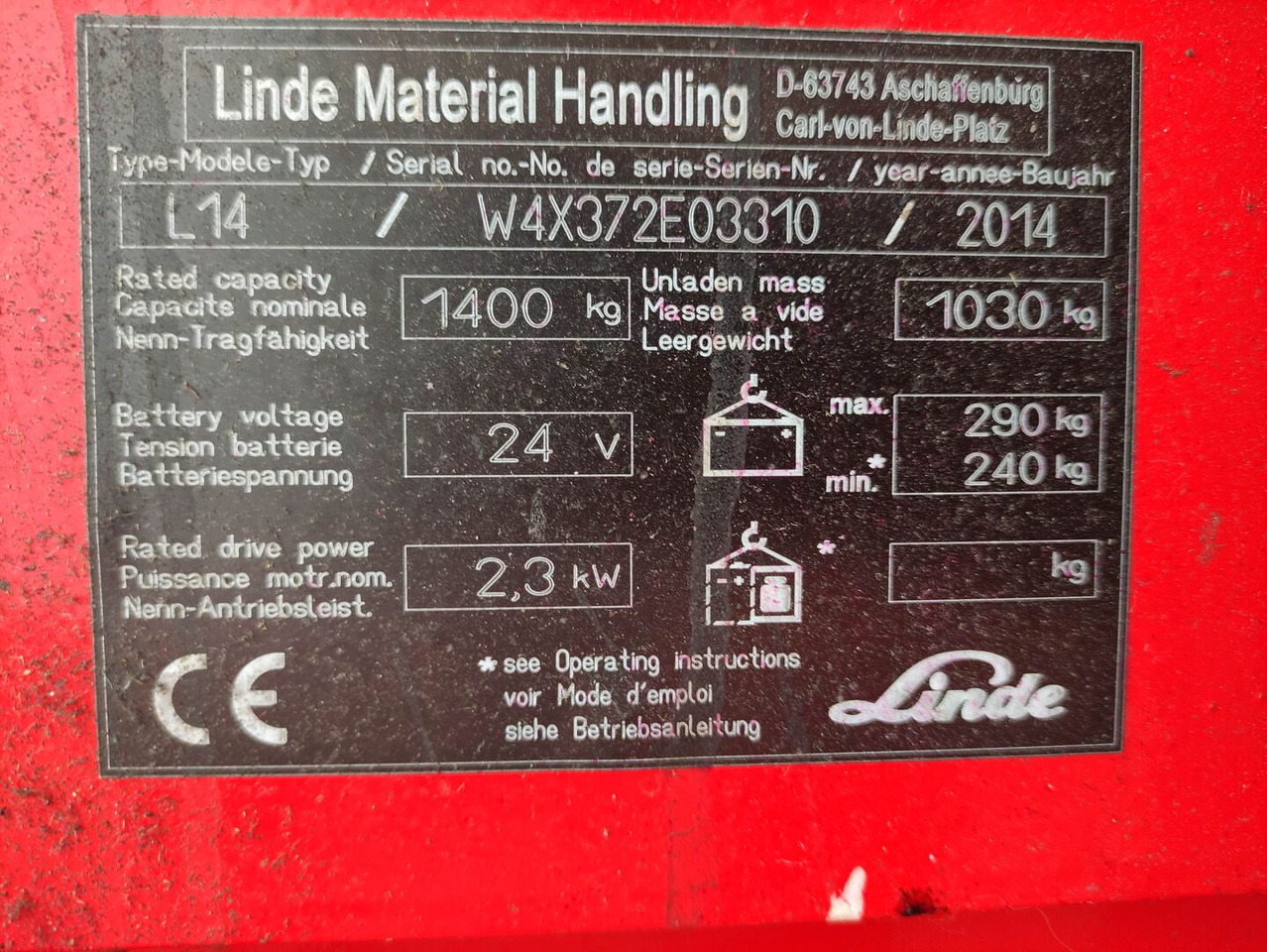 Linde L14-372 - Krautņotājs: foto 5 Linde L14-372 - Krautņotājs: foto 5