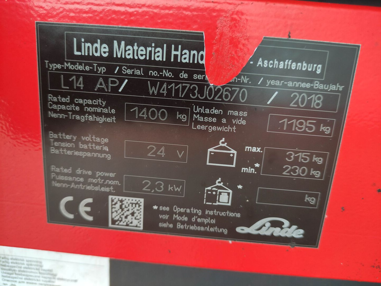 Linde L14 APi - Krautņotājs: foto 5 Linde L14 APi - Krautņotājs: foto 5
