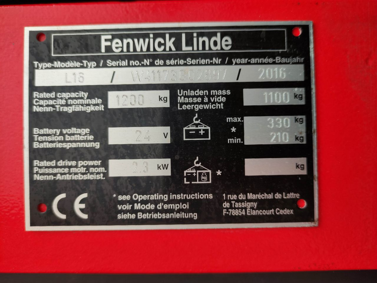 Linde L16-1173 - Krautņotājs: foto 5 Linde L16-1173 - Krautņotājs: foto 5
