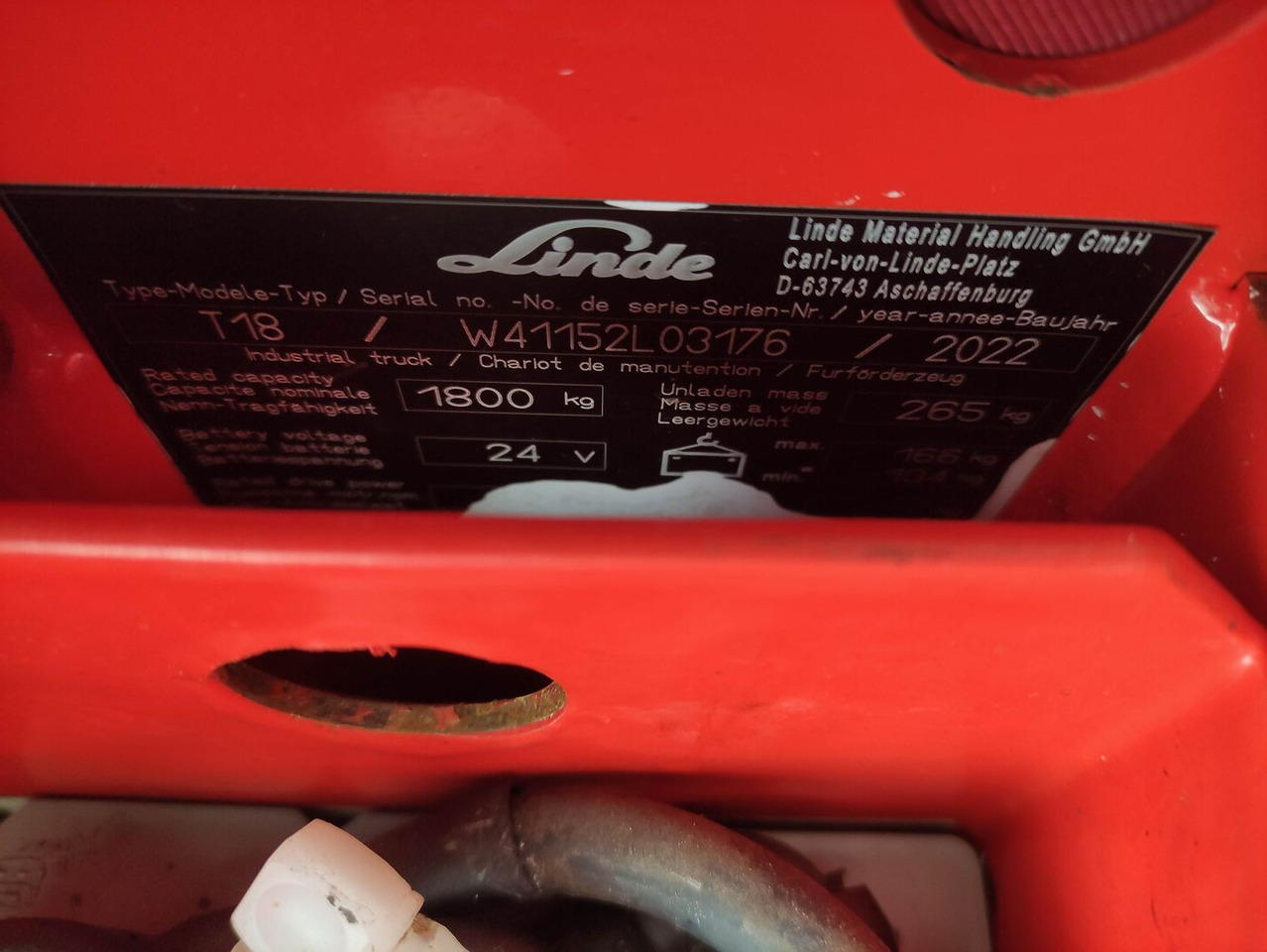 Linde T18-1152 - Rokas palešu ratiņi: foto 5 Linde T18-1152 - Rokas palešu ratiņi: foto 5