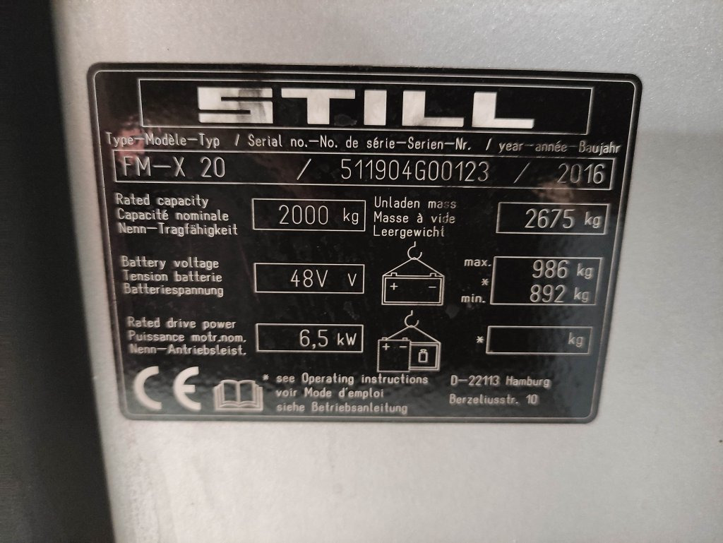 Bīdmasta krautņotājs Still FM-X-20: foto 6