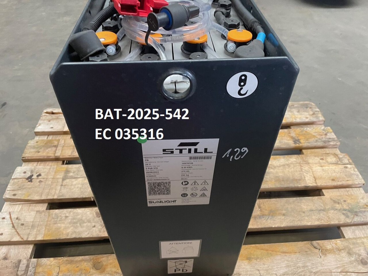 Sunlight I 24 Volt I 3 PzS 375 - Akumulators - Iekraušanas tehnika: foto 5 Sunlight I 24 Volt I 3 PzS 375 - Akumulators - Iekraušanas tehnika: foto 5