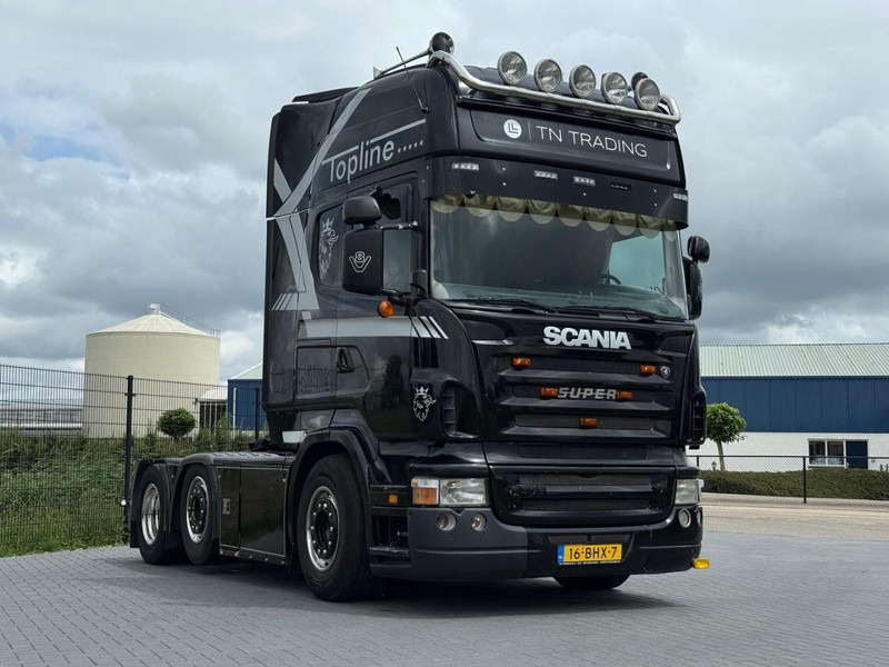 Scania R500 STEERING PUSHER, LEATHER, RETARDER, OPEN EXHAUST. - Vilcējs: foto 1 Scania R500 STEERING PUSHER, LEATHER, RETARDER, OPEN EXHAUST. - Vilcējs: foto 1
