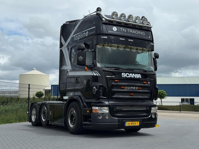 Scania R500 STEERING PUSHER, LEATHER, RETARDER, OPEN EXHAUST. - Vilcējs: foto 1 Scania R500 STEERING PUSHER, LEATHER, RETARDER, OPEN EXHAUST. - Vilcējs: foto 1