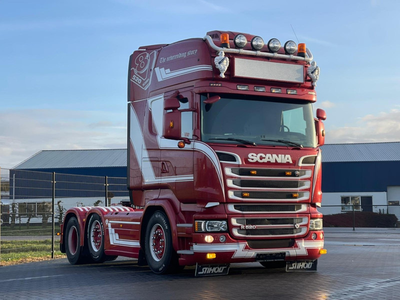 Scania R520 6X2/4, VOLLUCHT, SHOWTRUCK, LEER, RETARDER. - Vilcējs: foto 1 Scania R520 6X2/4, VOLLUCHT, SHOWTRUCK, LEER, RETARDER. - Vilcējs: foto 1