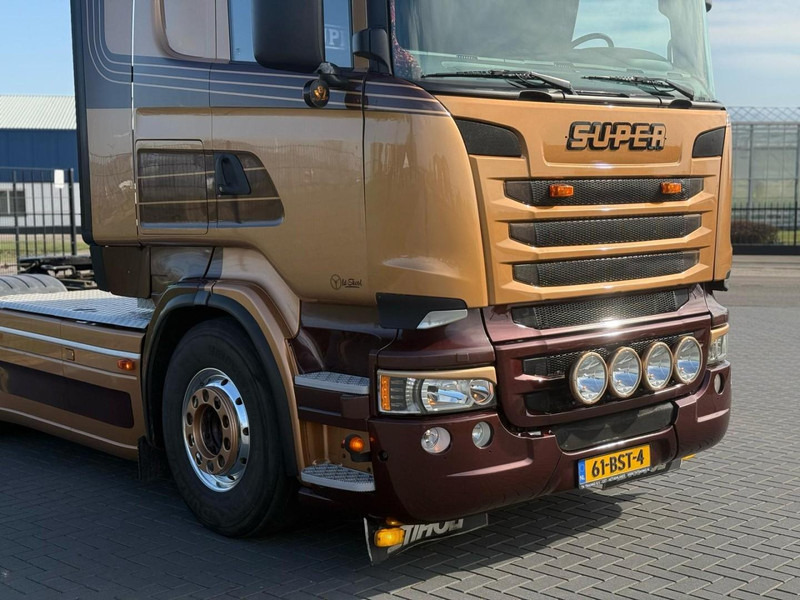 Scania R730 V8 V8, SHOWTRUCK VOLLUCHT, RETARDER,  HYDRAULIEK, BOOGIE, ALU WIELEN, LEER. - Vilcējs: foto 3 Scania R730 V8 V8, SHOWTRUCK VOLLUCHT, RETARDER,  HYDRAULIEK, BOOGIE, ALU WIELEN, LEER. - Vilcējs: foto 3