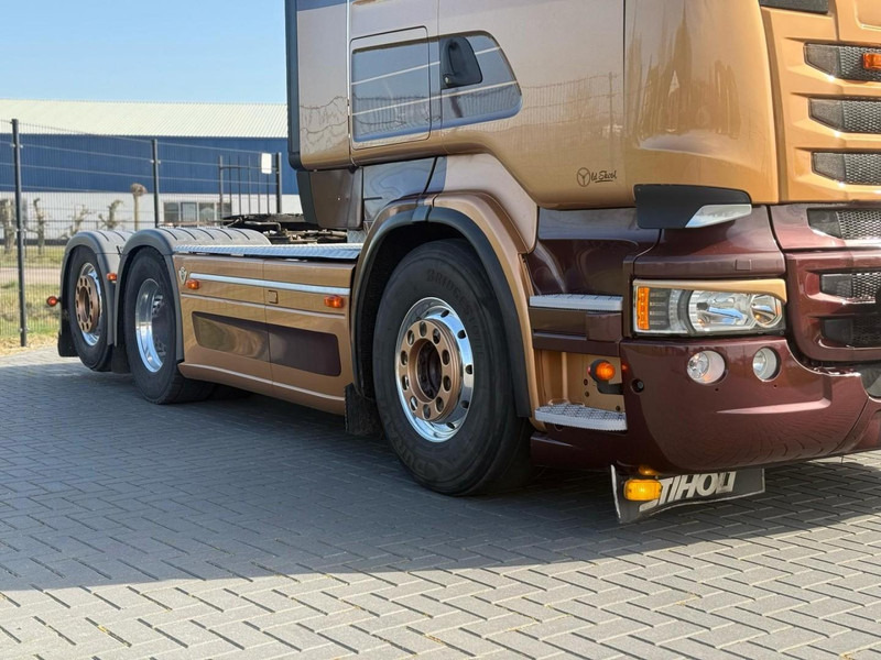 Scania R730 V8 V8, SHOWTRUCK VOLLUCHT, RETARDER, HYDRAULIEK, BOOGIE, ALU WIELEN, LEER. - Vilcējs: foto 5 Scania R730 V8 V8, SHOWTRUCK VOLLUCHT, RETARDER, HYDRAULIEK, BOOGIE, ALU WIELEN, LEER. - Vilcējs: foto 5