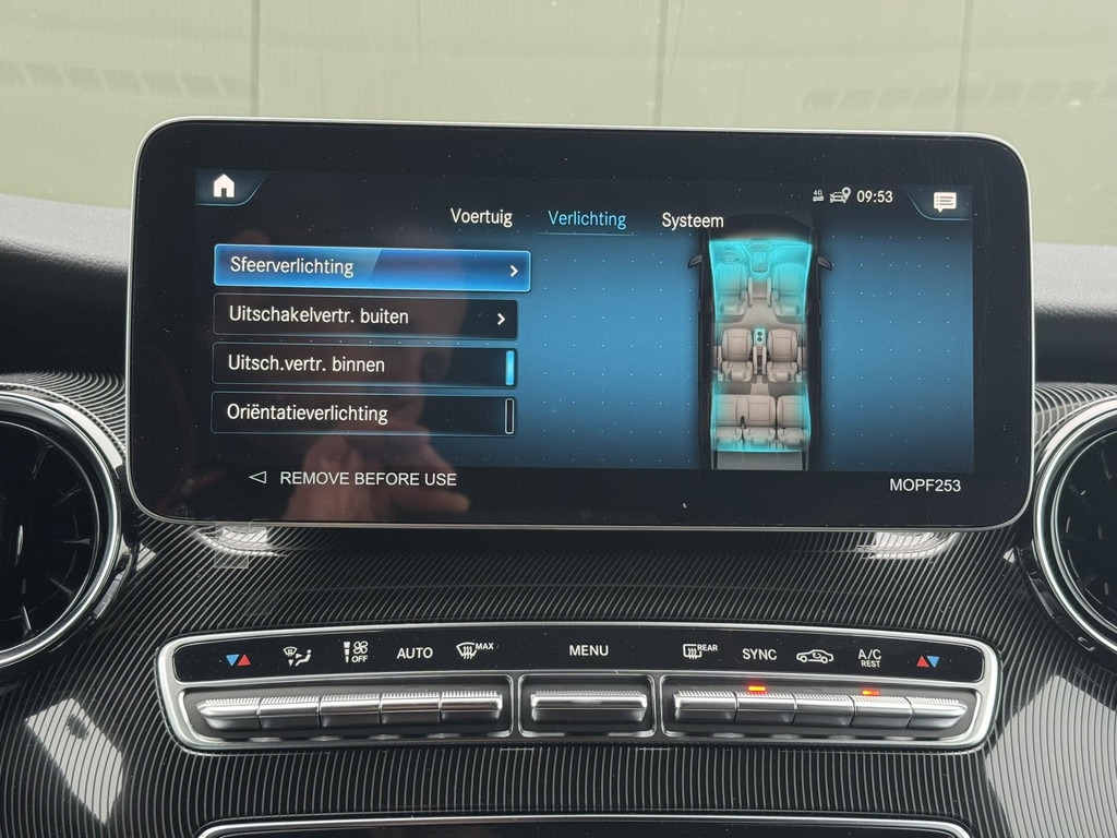 Kravas-pasažieru furgons Mercedes-Benz V-Klasse-300d L3 Avantgarde AMG 360 Camera Burmester Groot scherm Adaptieve cruise: foto 19