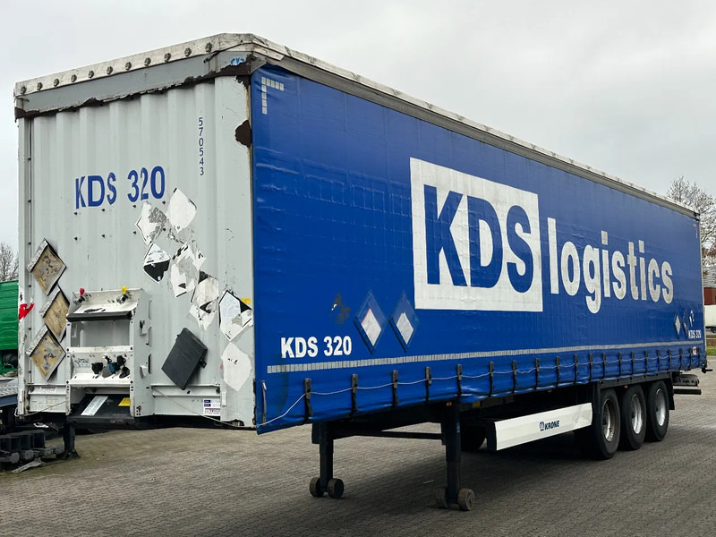 Krone Schuifzeil -Dak Met Borden / BPW-Assen / Apk 07-2026! - Tenta puspiekabe: foto 3 Krone Schuifzeil -Dak Met Borden / BPW-Assen / Apk 07-2026! - Tenta puspiekabe: foto 3