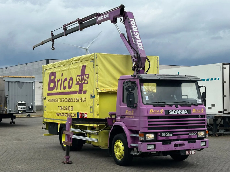 Scania 93M 220 4x2 Atlas 100.1 Crane / Manual / Euro 1 *TOP* - Kravas auto ar manipulatoru: foto 4 Scania 93M 220 4x2 Atlas 100.1 Crane / Manual / Euro 1 *TOP* - Kravas auto ar manipulatoru: foto 4