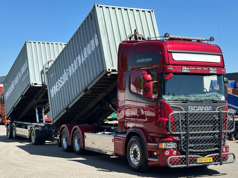Scania R620-V8 6x4 Joab 20T Haakarm+Nor Slep Kipper / 298Tkm! Ex *Driving School* / Retarder - Pacēlājs ar āķi: foto 2 Scania R620-V8 6x4 Joab 20T Haakarm+Nor Slep Kipper / 298Tkm! Ex *Driving School* / Retarder - Pacēlājs ar āķi: foto 2