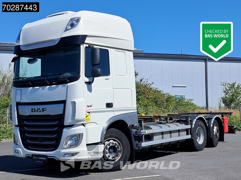 DAF XF 480 6X2 Automatic SSC FAN Retarder Lift+steering Axle Euro 6 - Konteineru vedējs/ Kravas automašīna ar noņemamā virsbūve: foto 1 DAF XF 480 6X2 Automatic SSC FAN Retarder Lift+steering Axle Euro 6 - Konteineru vedējs/ Kravas automašīna ar noņemamā virsbūve: foto 1