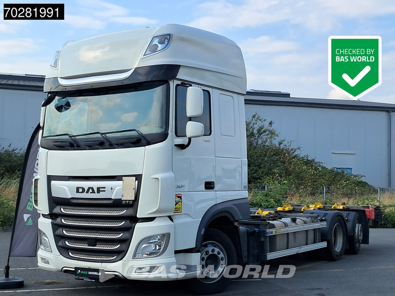 DAF XF 480 6X2 BDF 2xTanks Lift+lenkasche Automatic Retarder ACC Euro 6 - Konteineru vedējs/ Kravas automašīna ar noņemamā virsbūve: foto 1 DAF XF 480 6X2 BDF 2xTanks Lift+lenkasche Automatic Retarder ACC Euro 6 - Konteineru vedējs/ Kravas automašīna ar noņemamā virsbūve: foto 1