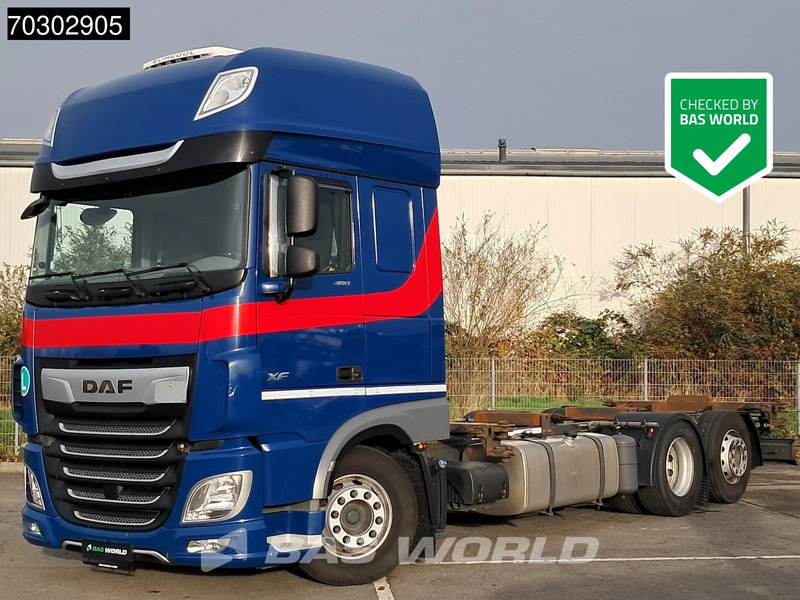DAF XF 480 6X2 BDF Retarder SSC Lift+Steering Axle Automatic Euro 6 - Konteineru vedējs/ Kravas automašīna ar noņemamā virsbūve: foto 1 DAF XF 480 6X2 BDF Retarder SSC Lift+Steering Axle Automatic Euro 6 - Konteineru vedējs/ Kravas automašīna ar noņemamā virsbūve: foto 1