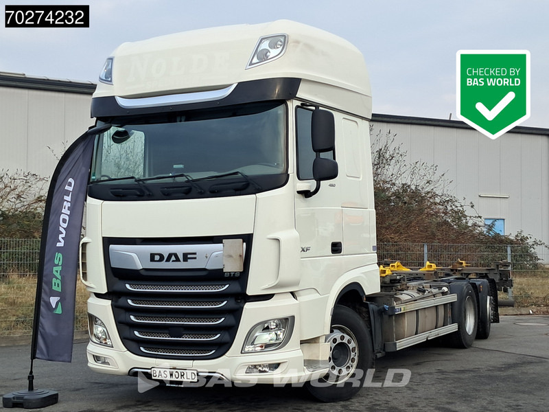 DAF XF 480 6X2 SSC FAN Retarder 2xTanks Lift-Lenkachse ACC LED Euro 6 - Konteineru vedējs/ Kravas automašīna ar noņemamā virsbūve: foto 1 DAF XF 480 6X2 SSC FAN Retarder 2xTanks Lift-Lenkachse ACC LED Euro 6 - Konteineru vedējs/ Kravas automašīna ar noņemamā virsbūve: foto 1