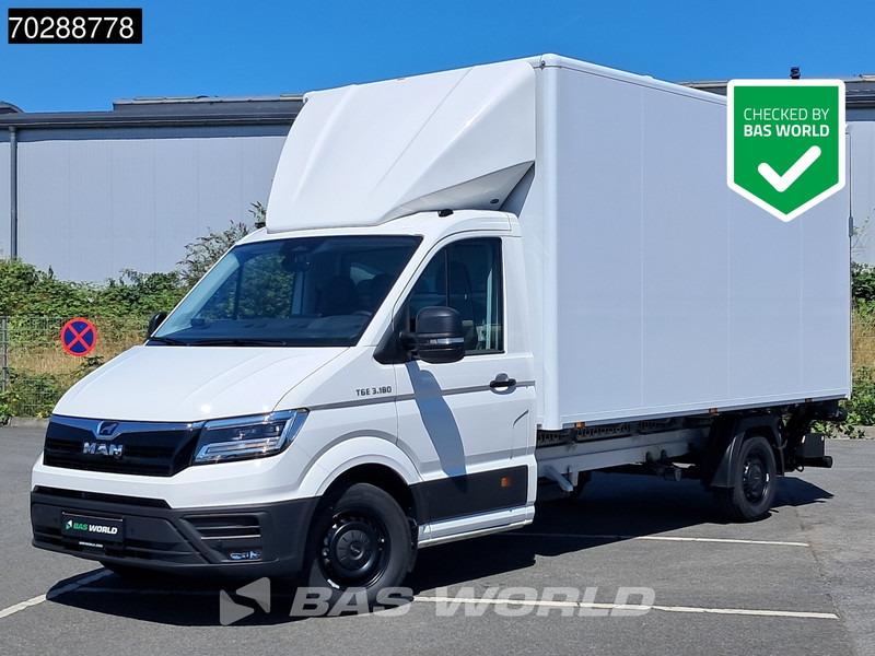 MAN TGE 3.180 Neu! Automatik 2025 Facelift Koffer Ladebordwand Navi Klima Tempomat LED Euro6 21m3 A/C Cruise control - Furgons ar slēgtā virsbūve: foto 1 MAN TGE 3.180 Neu! Automatik 2025 Facelift Koffer Ladebordwand Navi Klima Tempomat LED Euro6 21m3 A/C Cruise control - Furgons ar slēgtā virsbūve: foto 1