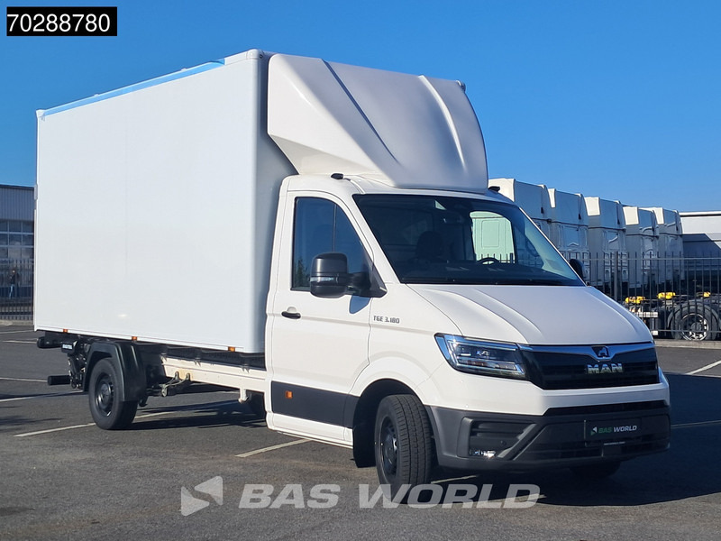 Jaunā Furgons ar slēgtā virsbūve MAN TGE 3.180 Neu! Automatik 2025 Facelift Koffer Ladebordwand Navi Klima Tempomat LED Euro6 21m3 A/C Cruise control: foto 5