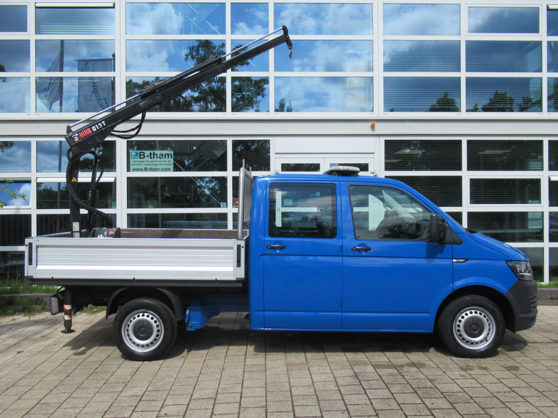Automašīna ar kravas platformu, Kravas-pasažieru furgons Volkswagen Transporter T5 2.0 TDI 75KW DOKA + HIAB Dubbelcabine: foto 5