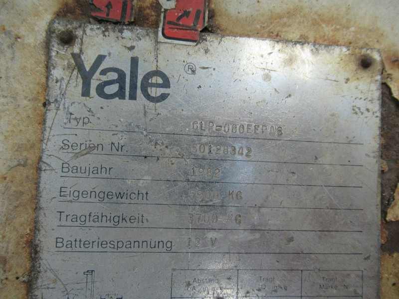 Yale GLP 080EEPAS 3.7T - Gāzes iekrāvējs: foto 4 Yale GLP 080EEPAS 3.7T - Gāzes iekrāvējs: foto 4