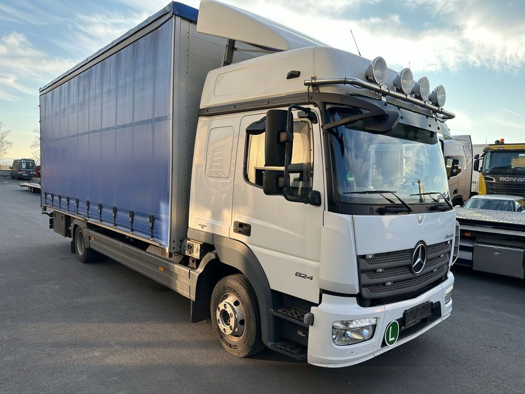 Mercedes-Benz Atego 824 Top-Ausstattung*Pritsche-Plane*Top* - Furgons ar tentu: foto 1 Mercedes-Benz Atego 824 Top-Ausstattung*Pritsche-Plane*Top* - Furgons ar tentu: foto 1
