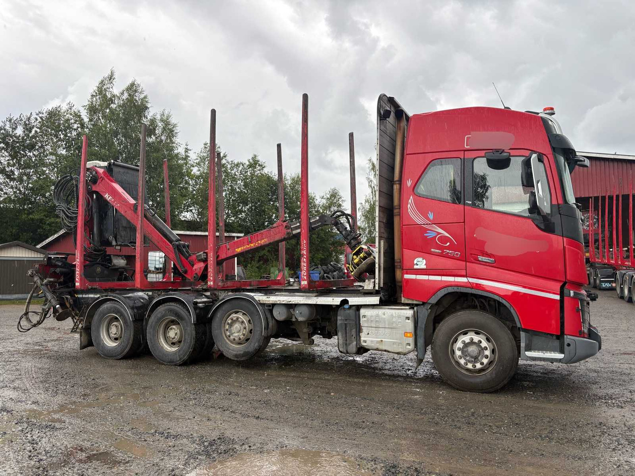 Timber truck Volvo FH16 750 16.1 Kesla with crane - Kokvedējs, Kravas auto ar manipulatoru: foto 4 Timber truck Volvo FH16 750 16.1 Kesla with crane - Kokvedējs, Kravas auto ar manipulatoru: foto 4
