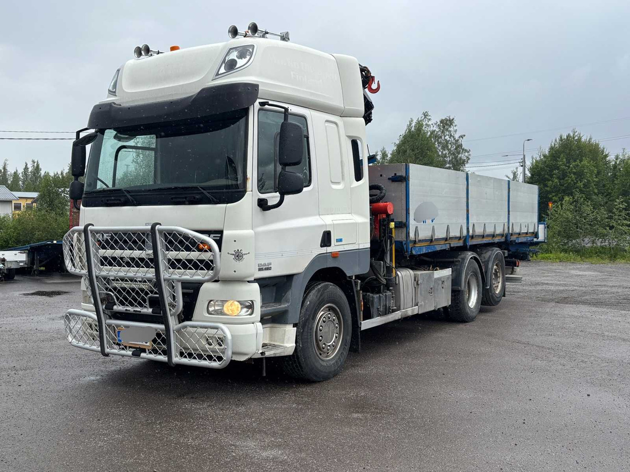 Truck DAF CF 85.460 FAN + Crane Palfinger PK 17000 - Bortu kravas automašīna/ Platforma, Kravas auto ar manipulatoru: foto 1 Truck DAF CF 85.460 FAN + Crane Palfinger PK 17000 - Bortu kravas automašīna/ Platforma, Kravas auto ar manipulatoru: foto 1