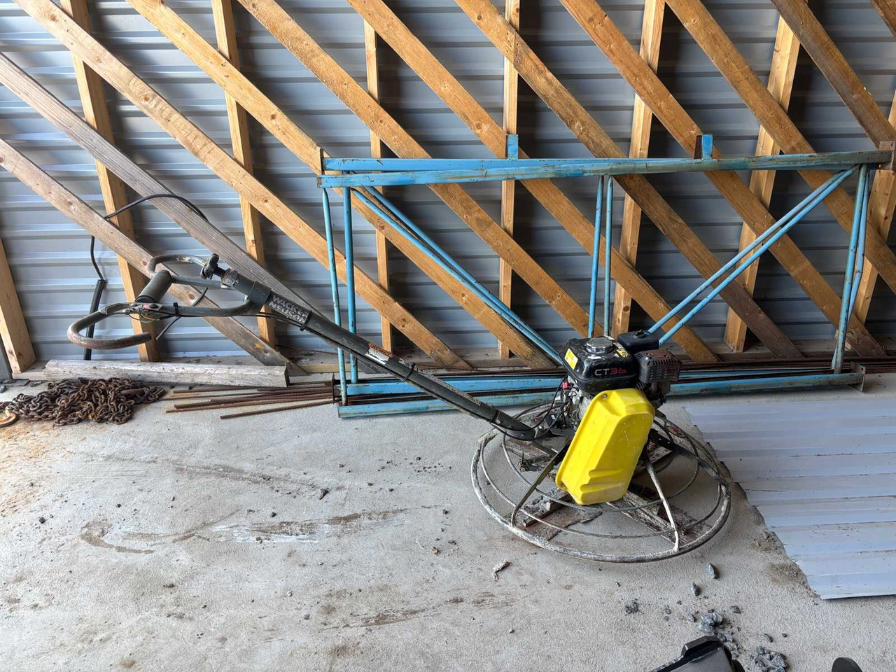 Wacker Neuson Trowel CT 36-5A concrete grinder - Betona maisītājs: foto 2 Wacker Neuson Trowel CT 36-5A concrete grinder - Betona maisītājs: foto 2