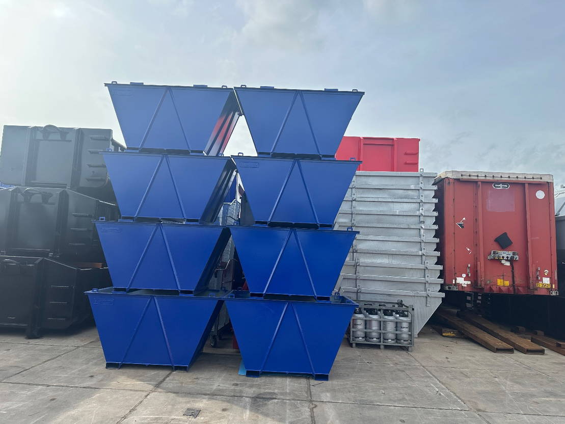 Sidalco 2 m3 sorteer bakjes - Lift dumper: foto 3 Sidalco 2 m3 sorteer bakjes - Lift dumper: foto 3