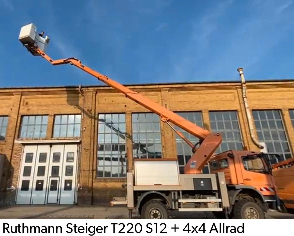 Mercedes-Benz ATEGO 4X4 1324 Hub Steiger Ruthmann T220 - Autopacēlājs: foto 1 Mercedes-Benz ATEGO 4X4 1324 Hub Steiger Ruthmann T220 - Autopacēlājs: foto 1
