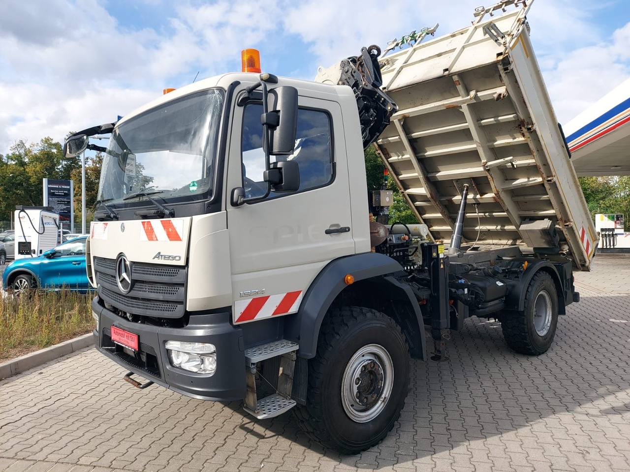 Mercedes-Benz Atego / 1324 MEILER 4X4 KRAN ATLAS 116.3 - Kravas automašīna pašizgāzējs, Kravas auto ar manipulatoru: foto 4 Mercedes-Benz Atego / 1324 MEILER 4X4 KRAN ATLAS 116.3 - Kravas automašīna pašizgāzējs, Kravas auto ar manipulatoru: foto 4