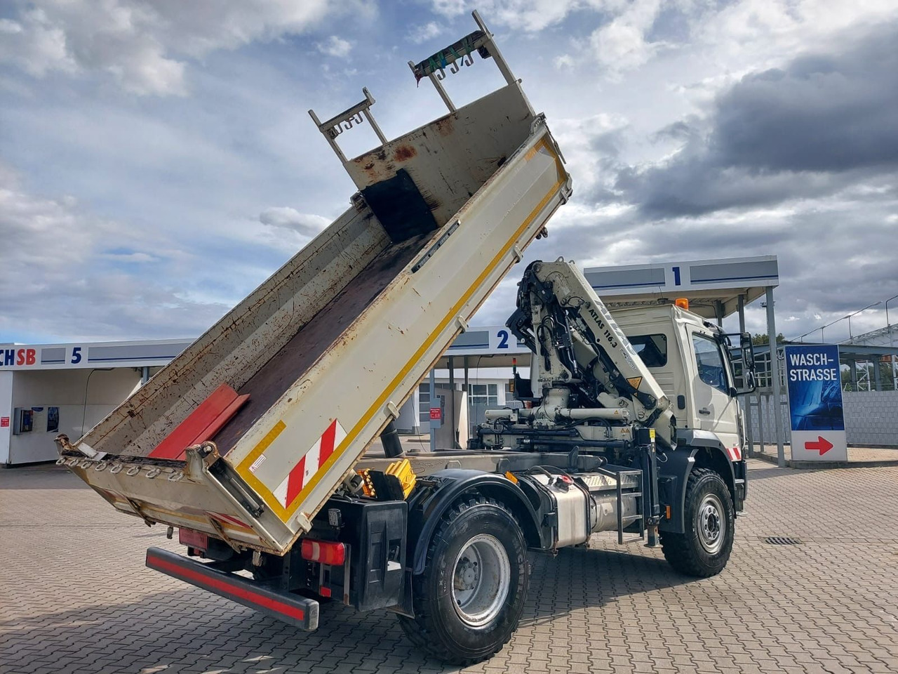 Mercedes-Benz Atego / 1324 MEILER 4X4 KRAN ATLAS 116.3 - Kravas automašīna pašizgāzējs, Kravas auto ar manipulatoru: foto 5 Mercedes-Benz Atego / 1324 MEILER 4X4 KRAN ATLAS 116.3 - Kravas automašīna pašizgāzējs, Kravas auto ar manipulatoru: foto 5