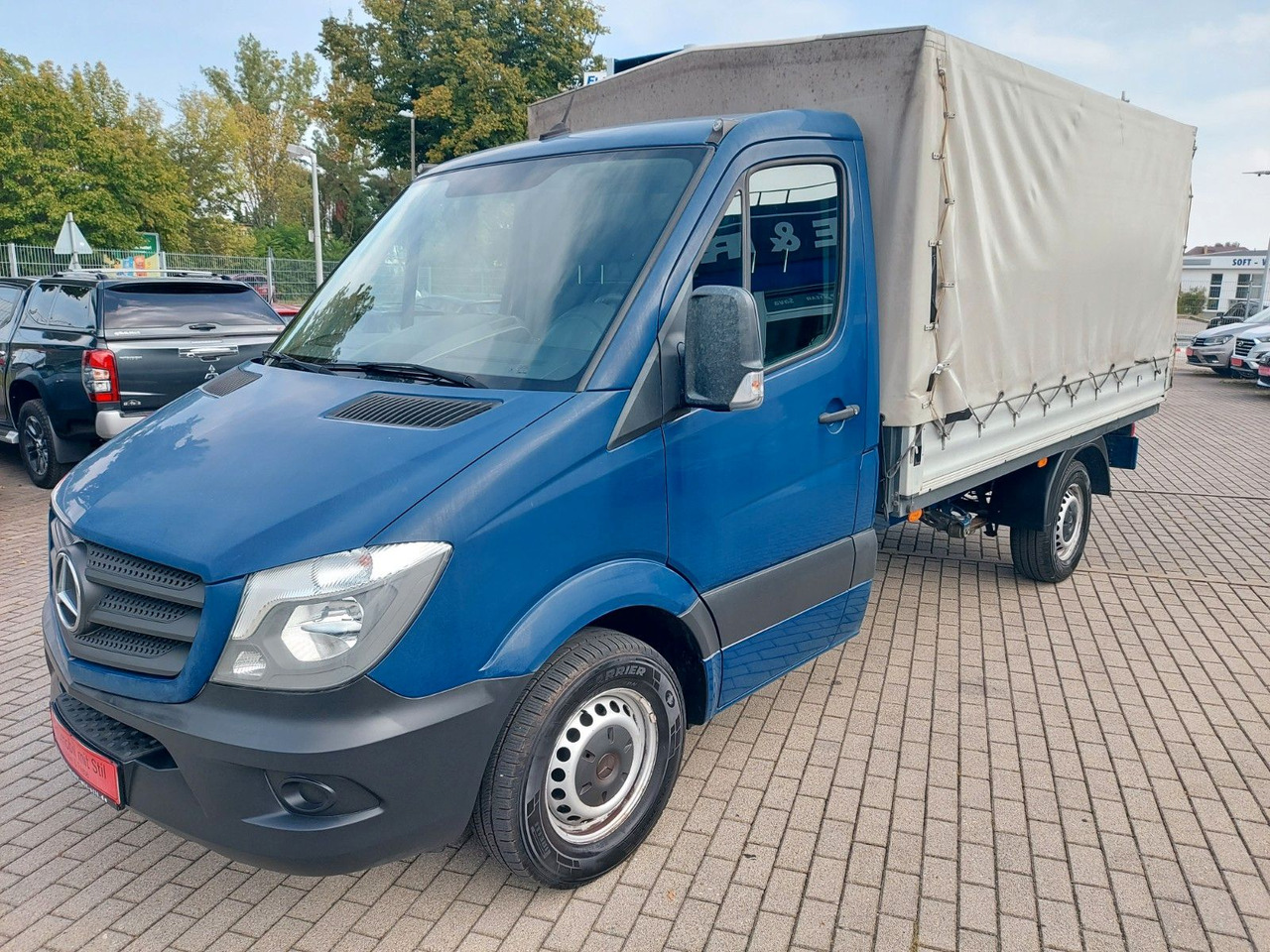 Mercedes-Benz Sprinter II Pritsche 316 Pritsche Plane - Furgons ar tentu: foto 3 Mercedes-Benz Sprinter II Pritsche 316 Pritsche Plane - Furgons ar tentu: foto 3