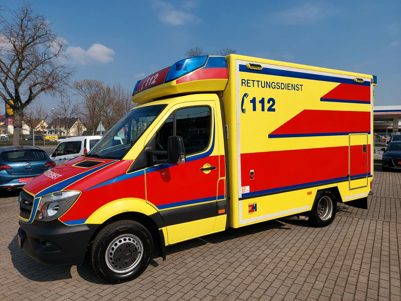Jaunā Ātrās palīdzības mašīna Mercedes-Benz Sprinter II Pritsche 516 Autom. RTW Ambulance: foto 8